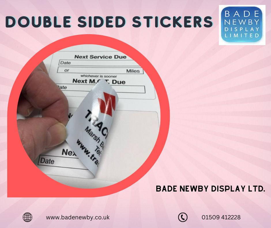 Double Sided Stickers The Versatile Solution for Your Display Needs -